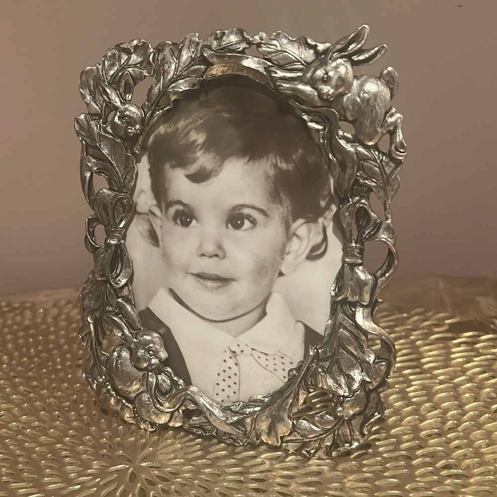 Arthur Court Bunny Picture Frame, Vintage